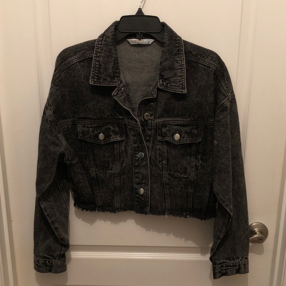 Highway Jeans Black Denim Jacket